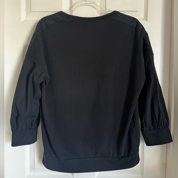 COS Women's black sweatshirt Top Medium - Picture 3 of 5